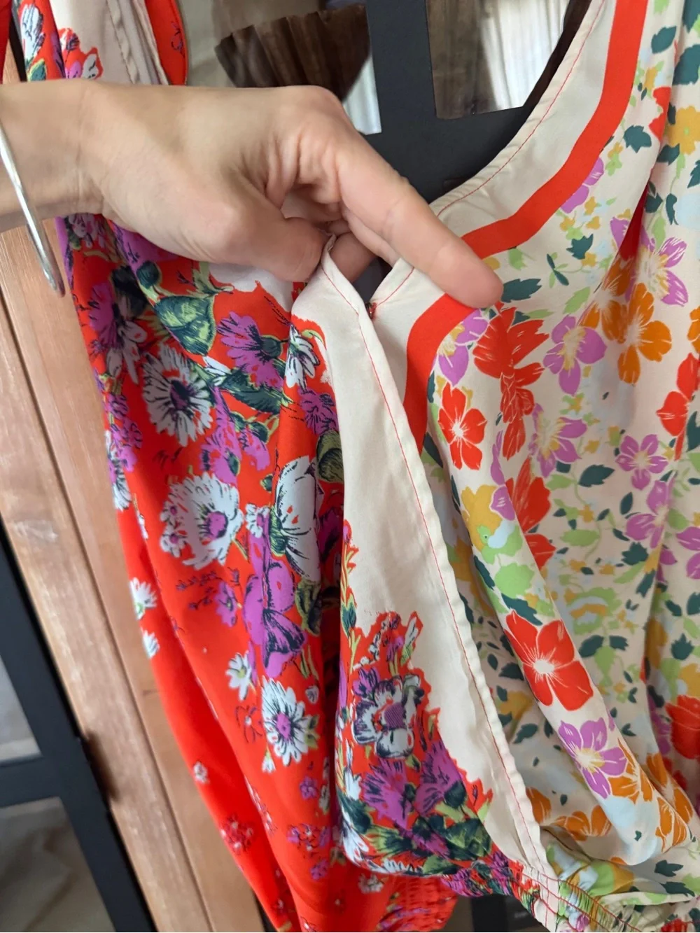 Free People tied to you crop top tank fiesta colorful patchwork bandana floral